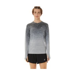 ASICS T-SHIRT A MANICHE LUNGHE SEAMLESS DONNA L 020 / CARRIER GREY/G
