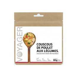 VOYAGER PASTO LIOFILIZZATO - COUSCOUS DI POLLO E VERDURE 80G TU .