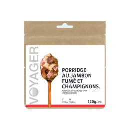 VOYAGER PASTO LIOFILIZZATO - PORRIDGE AL PROSCIUTTO AFFUMICATO E FUNGHI TU .