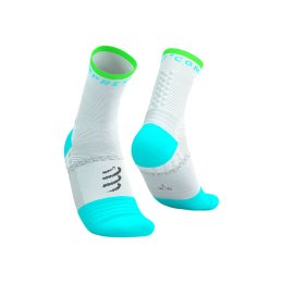 COMPRESSPORT CHAUSSETTES PRO MARATHON V2.0 45 - 48 WHITE/NORSE BLUE/NEON GREEN