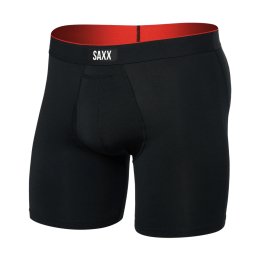 SAXX BOXER MULTI-SPORT MESH BRIEF FLY XS BLACK
