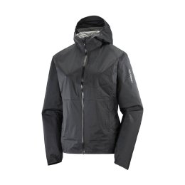 SALOMON GIACCA BONATTI IMPERMEABILE DONNA L DEEP BLACK