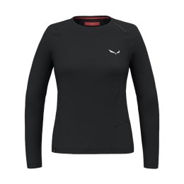 SALEWA T-SHIRT A MANICHE LUNGHE PEDROC DRY DONNA XS 0910 - BLACK OUT